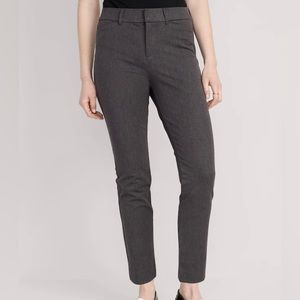 High-Waisted Pixie Skinny Ankle Pants - Dark Heather Grey